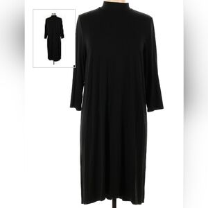 J Jill long black dress xs